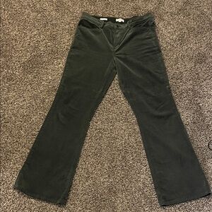 Loft Outlet Olive Green Corduroy Bootcut Pants